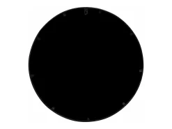 Espejo de jardín redondo hierro uso exterior 40x2,5 cm ES837908 Negro