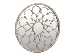 Online Espejo de jardín redondo hierro arena uso exterior 40x3 cm ES484079 Crema