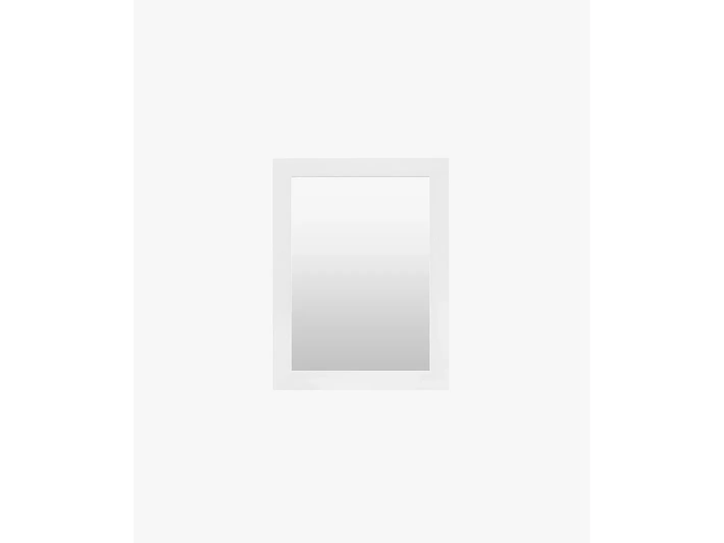 DECOWOOD Espejo de madera color de 64x84cm - EIRA - Blanco