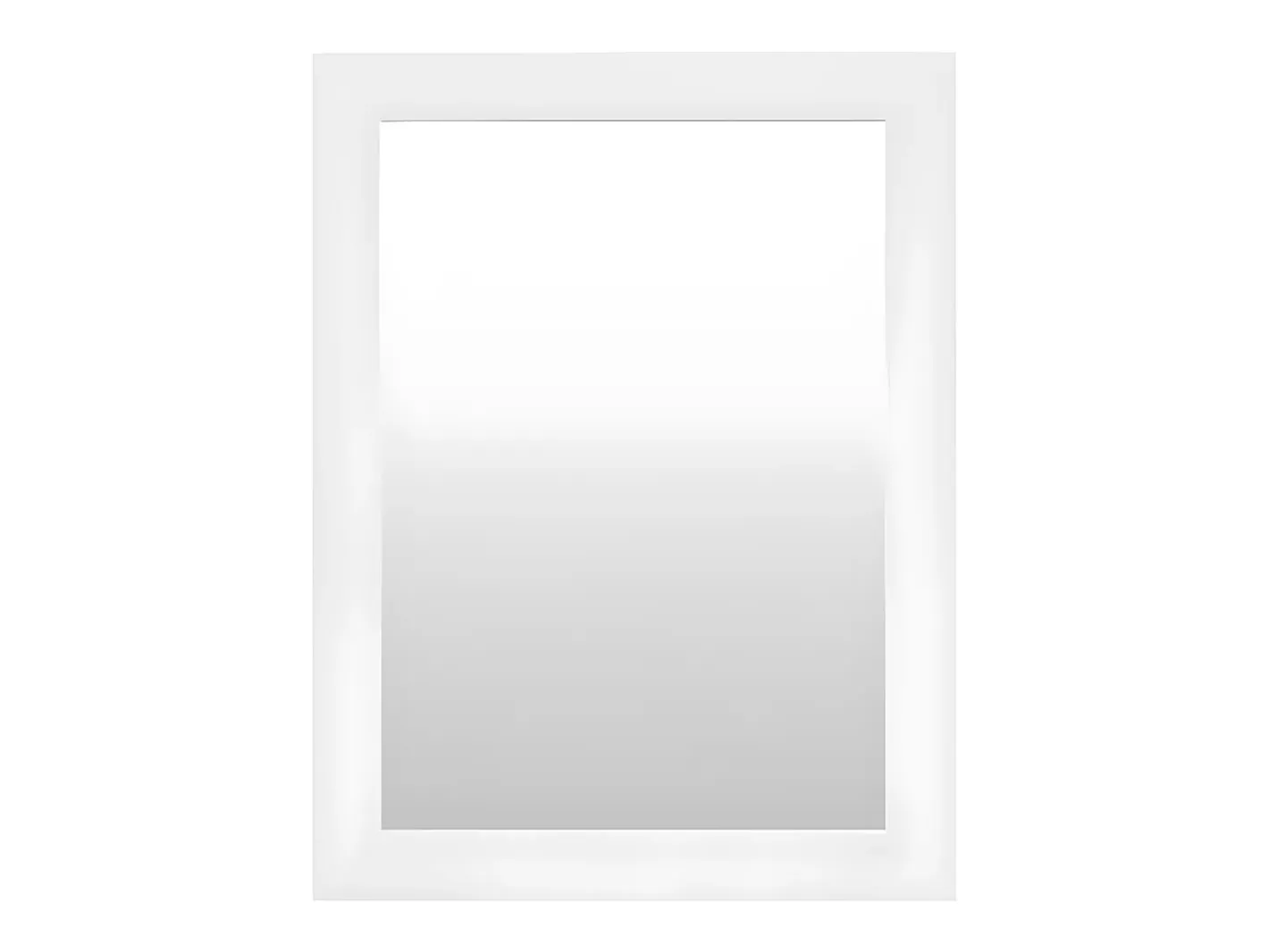 DECOWOOD Espejo de madera color de 64x84cm - EIRA - Blanco
