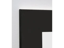 New DECOWOOD Espejo de madera color de 54x154cm - NÜI - Negro