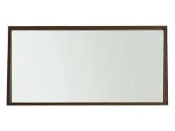 BERAH GETAH Espejo De Pared|Espejo-Espejo de madera de mindi maciza de 135x67 cm Marru00f3n