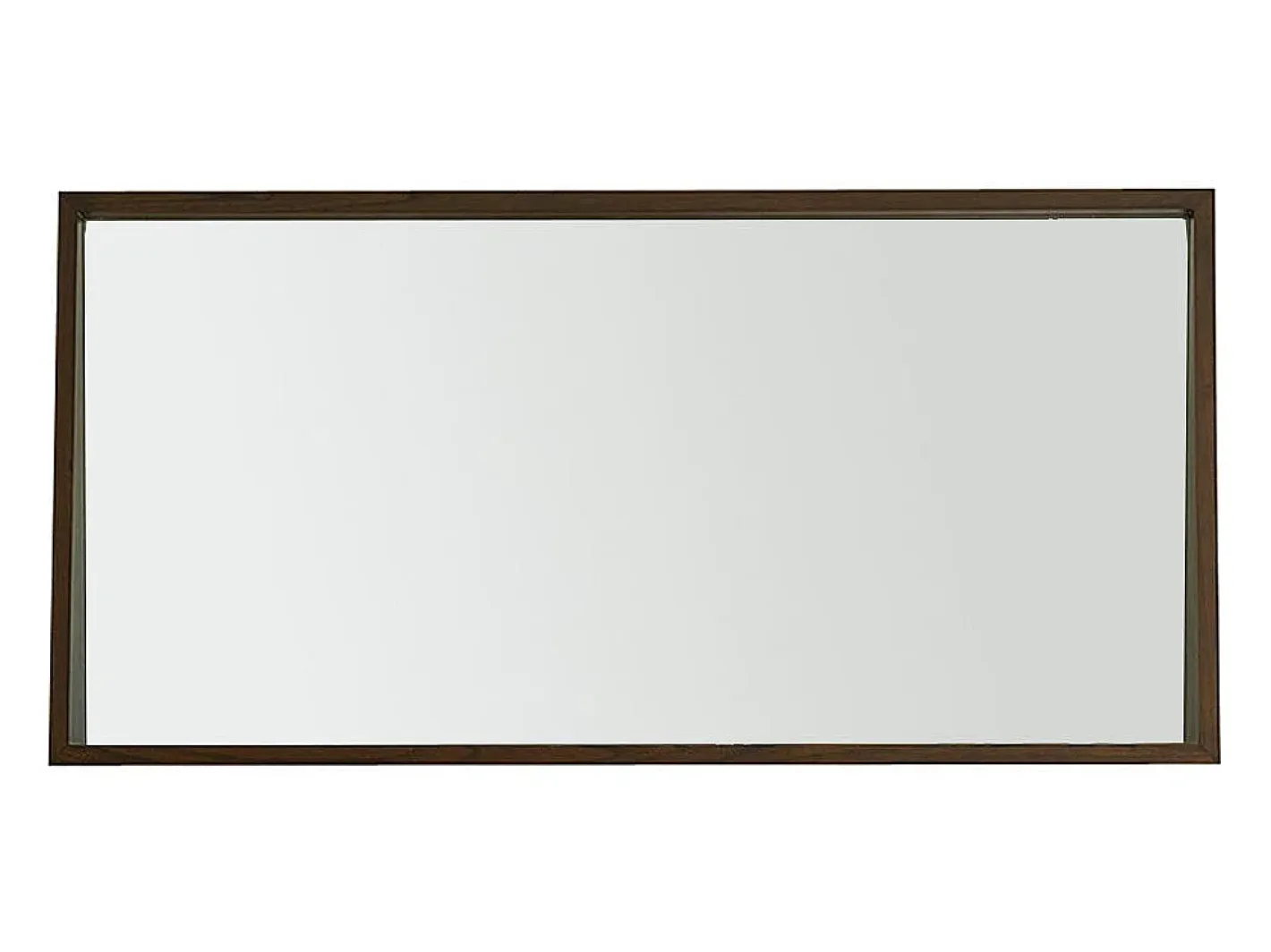 BERAH GETAH Espejo De Pared|Espejo-Espejo de madera de mindi maciza de 135x67 cm Marru00f3n