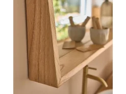 Sale BERAH GETAH Espejo de madera de minmaciza de 135x67 cm Color natural claro