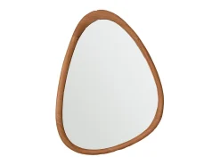 BERAH GETAH Espejo de madera de teca maciza de 90 cm Color natural claro Sale