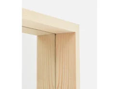 Discount DECOWOOD Espejo de madera maciza tono natural de 160x80cm - WALLS - Beige