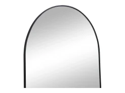 OZAIA Espejo de metal contemporáneo - Ancho 65 x Alt. 80 cm - - MAILEN Negro Clearance