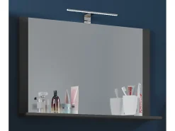 VCM Espejo de muebles de baño Lendas Blanco 0 Negro New