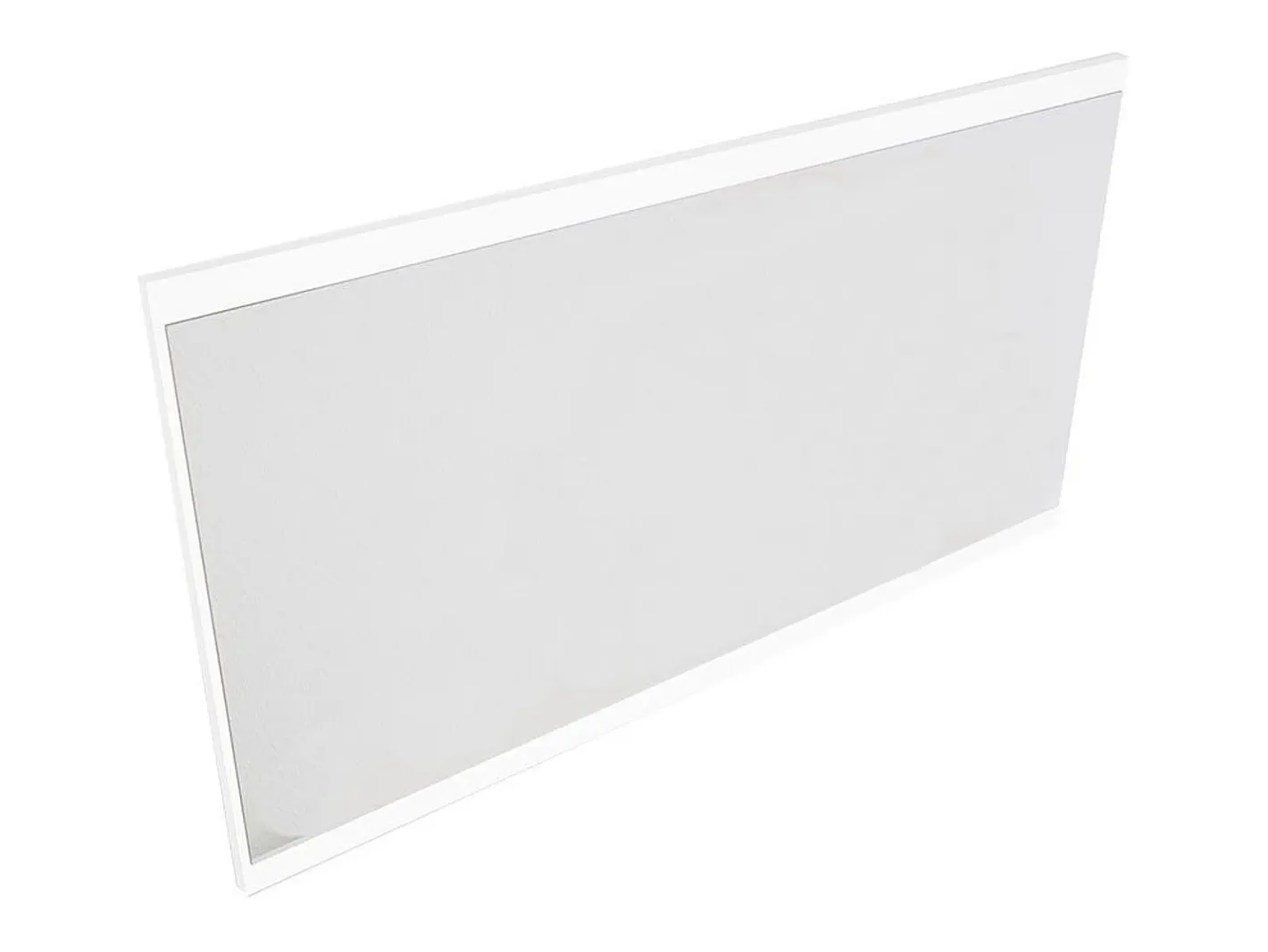 Outlet Espejo de pared Alice horizontal mate 51x96,6x1,9 cm Blanco