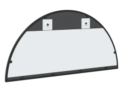 Discount Espejo de pared arco de hierro 80x40 cm ES286497 Negro