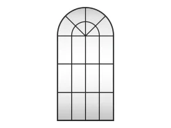 Espejo de pared arco de hierro 50x100 cm ES743315 Negro Discount