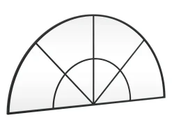 Espejo de pared arco de hierro 100x50 cm ES400291 Negro