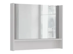 Vicco Espejo-Espejo de pared 80x10x65 sherry Blanco