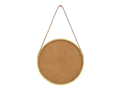 Espejo de pared con correa 40 cm ES230255 Dorado Outlet