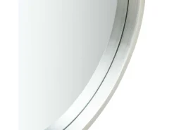 Outlet Espejo de pared con correa 40 cm ES985582 Plateado