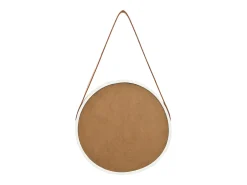 Discount Espejo de pared con correa 40 cm Blanco