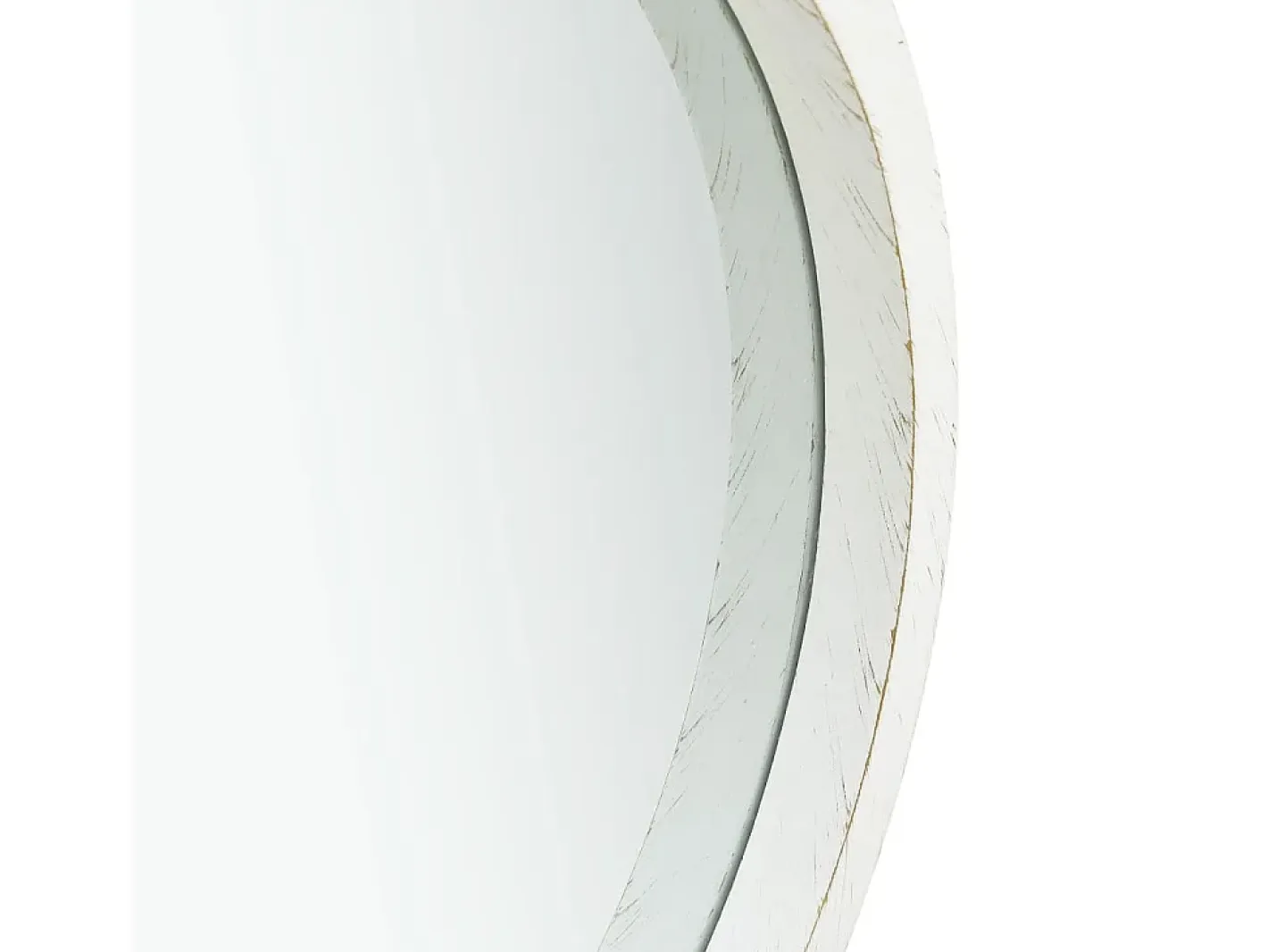 Discount Espejo de pared con correa 40 cm Blanco