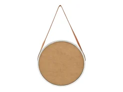 Espejo de pared con correa 50 cm Plata Plateado Sale