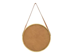 Espejo de pared con correa 50 cm Oro Dorado Sale