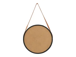 Espejo de pared con correa 50 cm ES867831 Negro Best