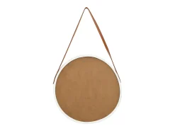 Espejo de pared con correa 50 cm ES889415 Blanco