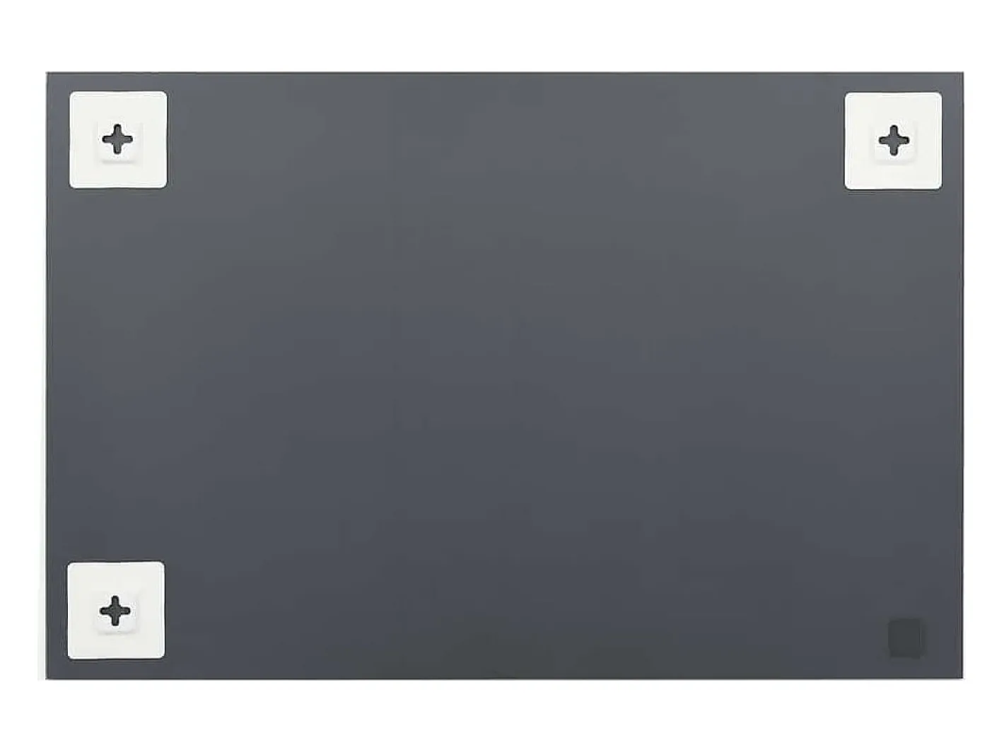 Espejo De Pared|Espejo-Espejo de pared con lámparas LED Cristal Rectangular Plateado