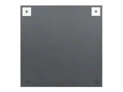 Espejo De Pared|Espejo-Espejo de pared con luces LED cuadrado de vidrio ES480463 Plateado