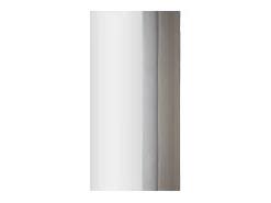 Espejo De Pared|Espejo-Espejo de pared con marco arqueado de tela 160x60x4 cm Cloe - Gris Topo