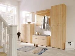 MSO Espejo de pared Contour en madera de haya look Colonia Color natural claro Online