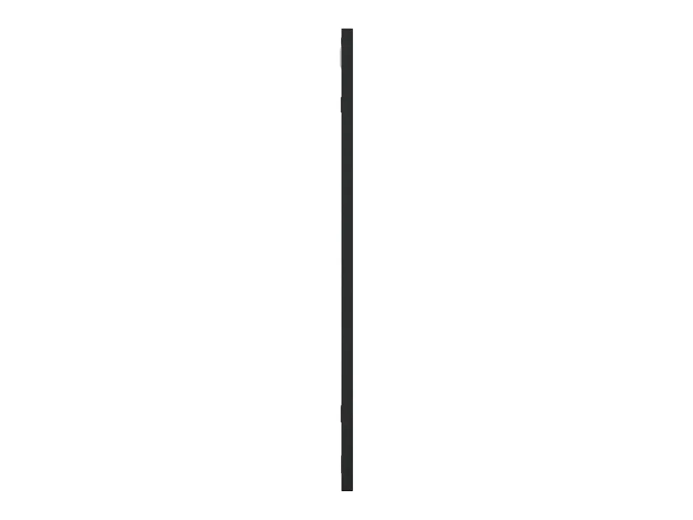 New Espejo de pared cuadrado de hierro 60x60 cm ES652808 Negro