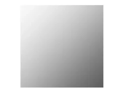 Espejo de pared cuadrado vidrio 50x50 cm ES982071 Plateado Outlet