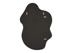 Sale MSO Espejo de pared de aluminio cepillado de 56 x 90 cm Ely Negro