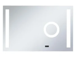 Espejo de pared de baño con LED y sensor táctil 100x60 cm ES763654 Plateado Online