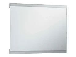 Clearance Espejo de pared de baño con LED y sensor táctil 80x60 cm ES617689 Plateado