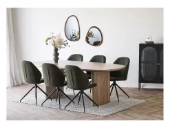 Les Tendances Espejo de pared de madera marrón LUXON – L 38,5 × H 64,5 cm Marru00f3n Best