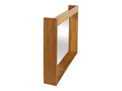 MCW Espejo De Pared|Espejo-Espejo de pared de teca -M75 Marru00f3n