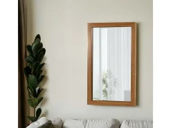 MCW Espejo de pared de teca -M75 Marru00f3n Sale