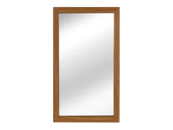 MCW Espejo de pared de teca -M75 Marru00f3n Sale