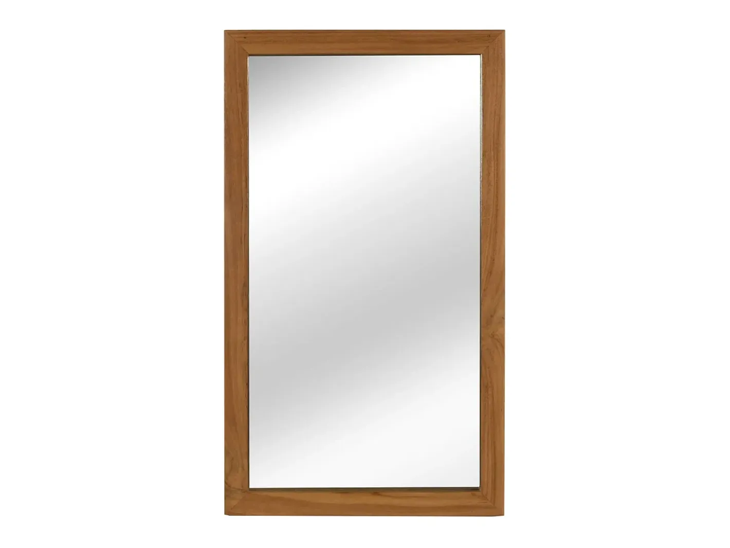 MCW Espejo de pared de teca -M75 Marru00f3n Sale