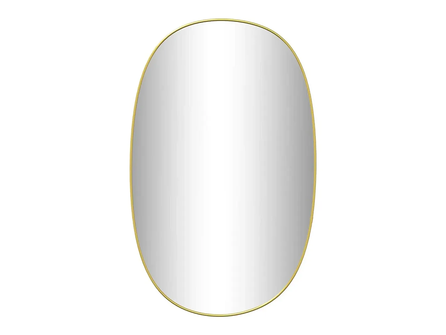 Espejo De Pared|Espejo-Espejo de pared 70x45 cm Dorado