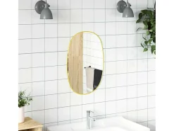 Espejo de pared 50x35 cm Dorado New