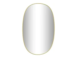 Espejo de pared 80x50 cm Dorado Outlet