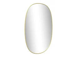 Espejo de pared 80x50 cm Dorado Outlet