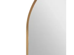 Helloshop26 Espejo de pared elíptico 40 x 80 cm dorado 03_0007898 Amarillo Hot