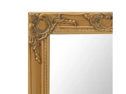 Espejo De Pared|Espejo-Espejo de pared estilo barroco 60x40 cm ES144746 Dorado