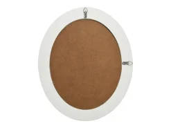 New Espejo de pared estilo barroco 50x60 cm Blanco