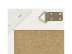 Clearance Espejo de pared estilo barroco 60x60 cm Blanco