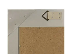 Best Espejo de pared estilo barroco 60x60 cm Plata Plateado