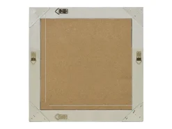 Best Espejo de pared estilo barroco 60x60 cm Plata Plateado