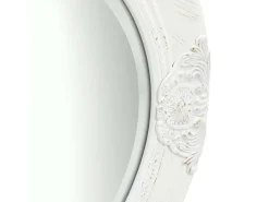 Best Espejo de pared estilo barroco 50 cm ES138201 Blanco